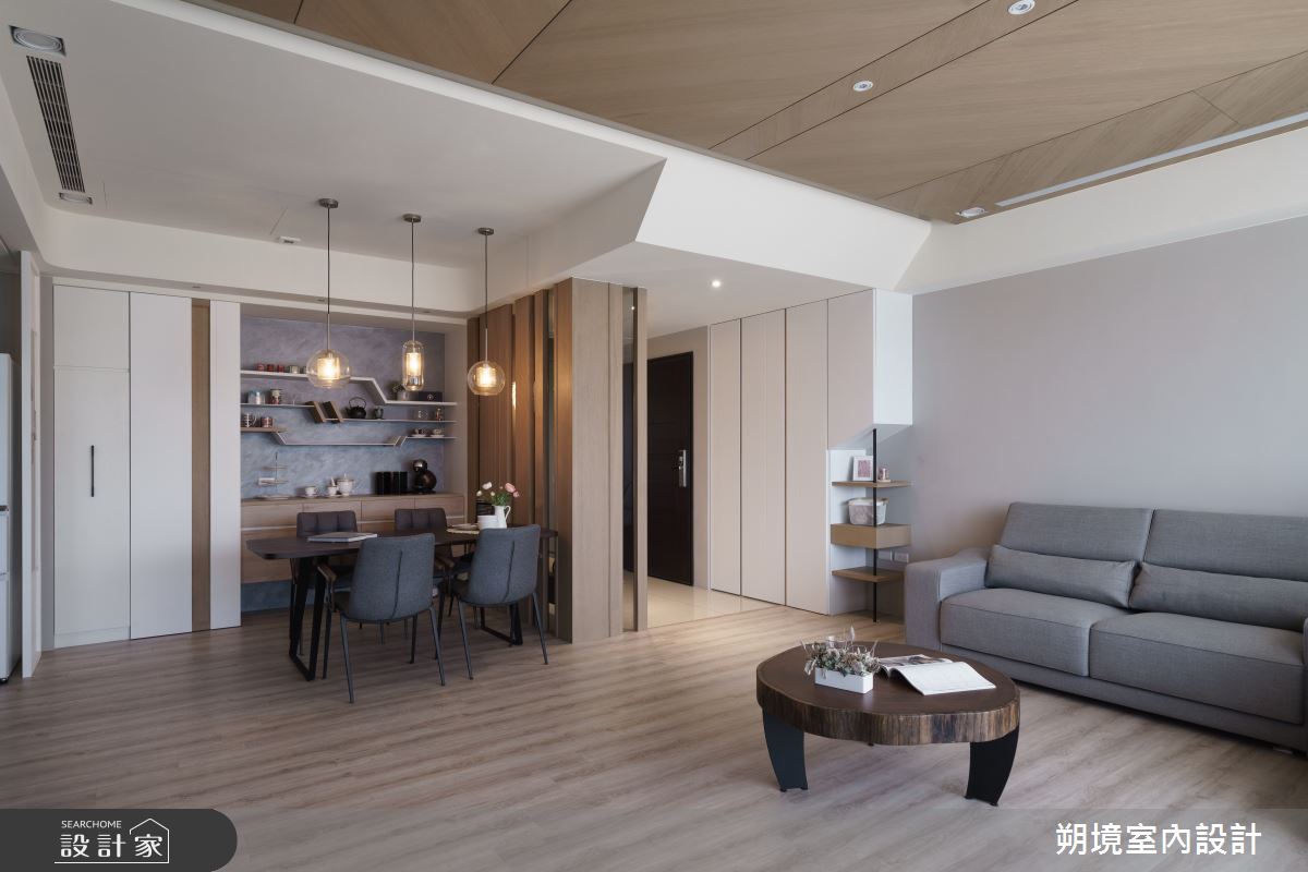 33坪新成屋(5年以下)＿現代風客廳餐廳案例圖片＿朔境室內設計有限公司＿朔境_01之7