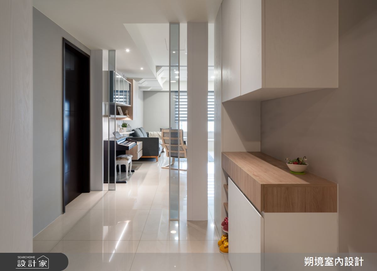 22坪新成屋(5年以下)＿北歐風玄關案例圖片＿朔境室內設計有限公司＿朔境_02之1