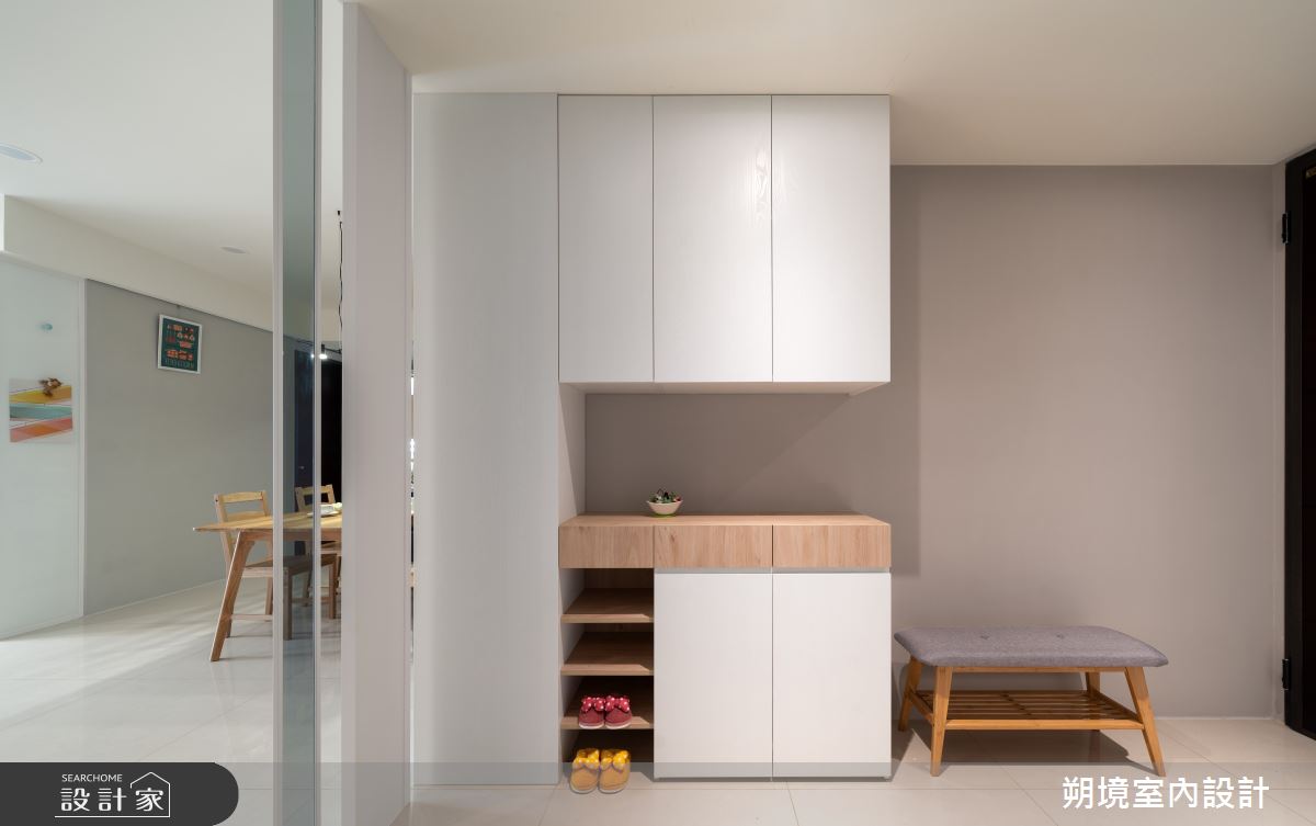 22坪新成屋(5年以下)＿北歐風玄關案例圖片＿朔境室內設計有限公司＿朔境_02之3