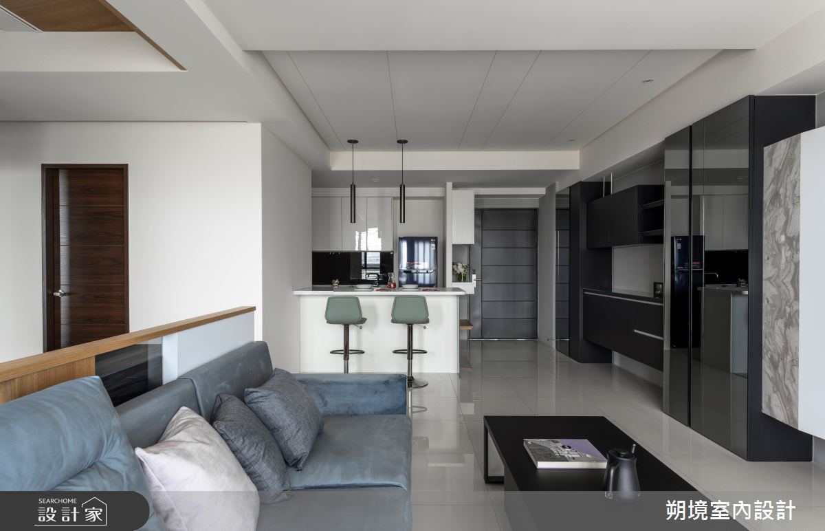 18坪新成屋(5年以下)＿現代風客廳吧檯案例圖片＿朔境室內設計有限公司＿朔境_03之12