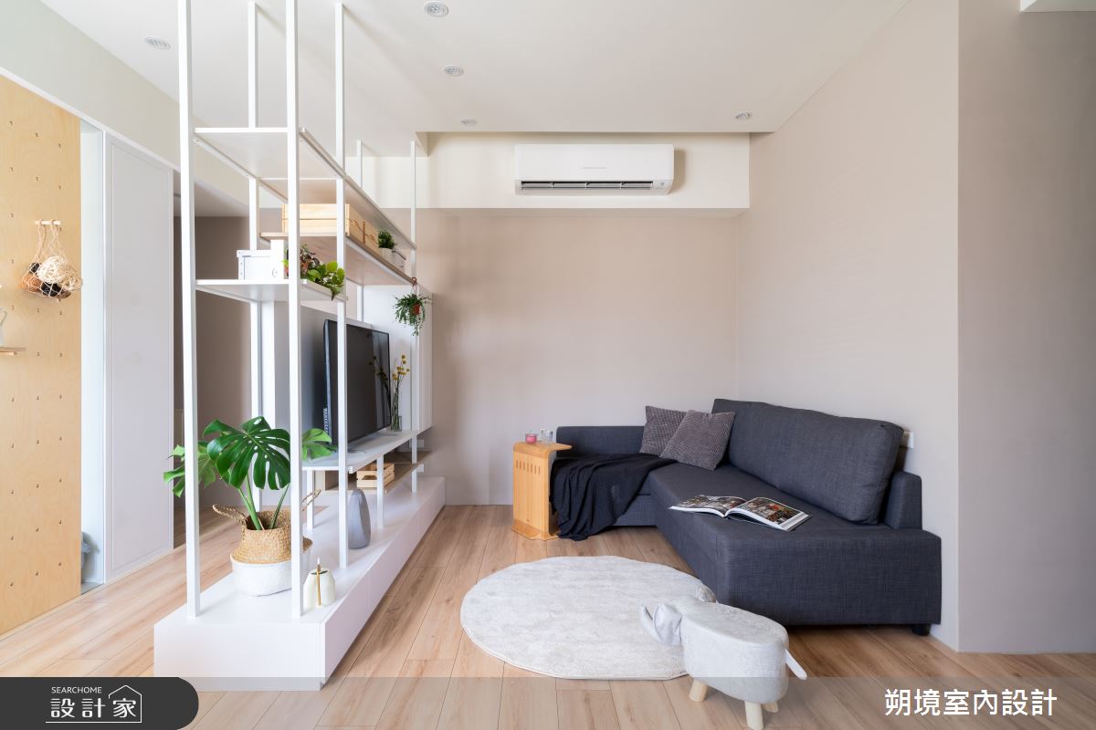20坪新成屋(5年以下)＿北歐風客廳案例圖片＿朔境室內設計有限公司＿朔境_04之7