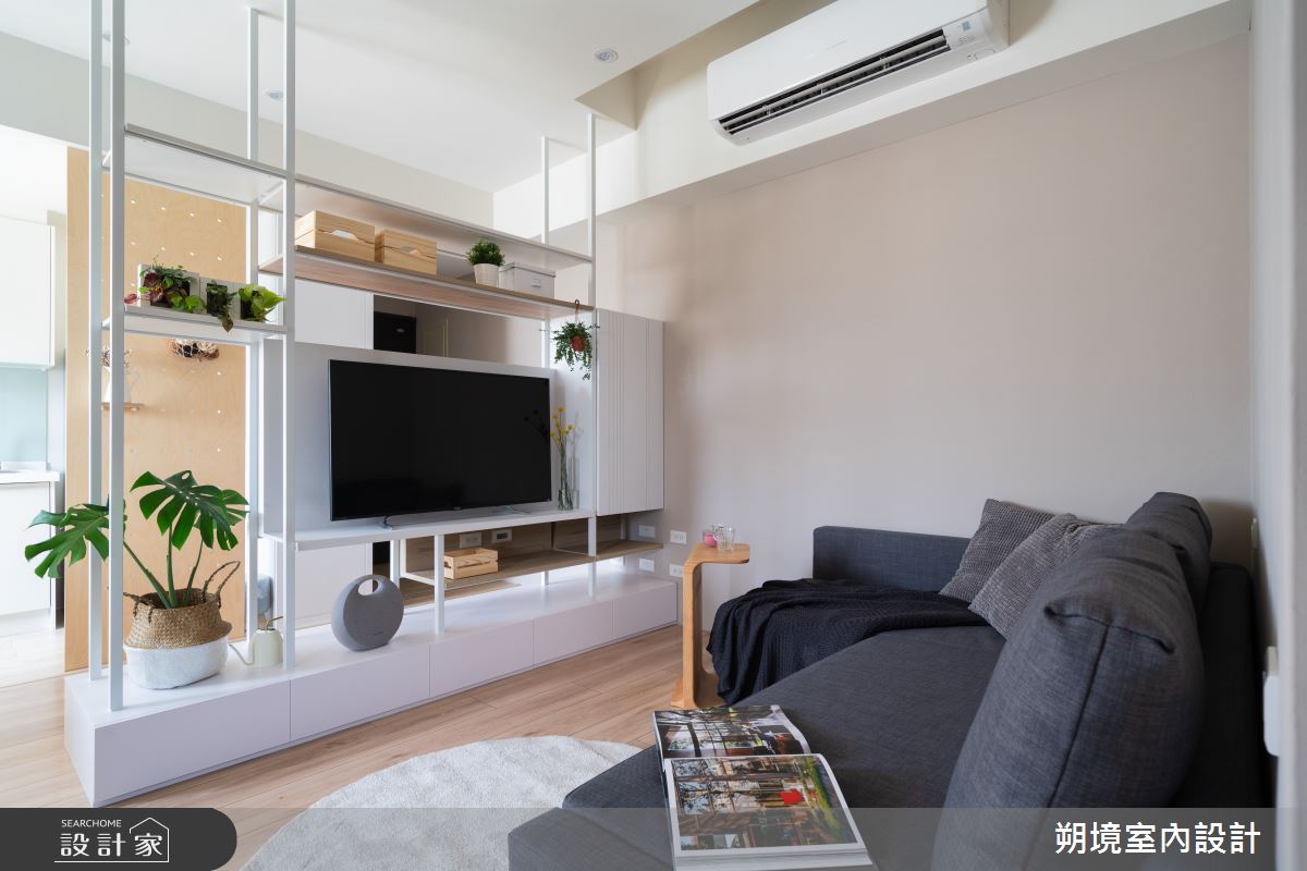 20坪新成屋(5年以下)＿北歐風客廳案例圖片＿朔境室內設計有限公司＿朔境_04之11