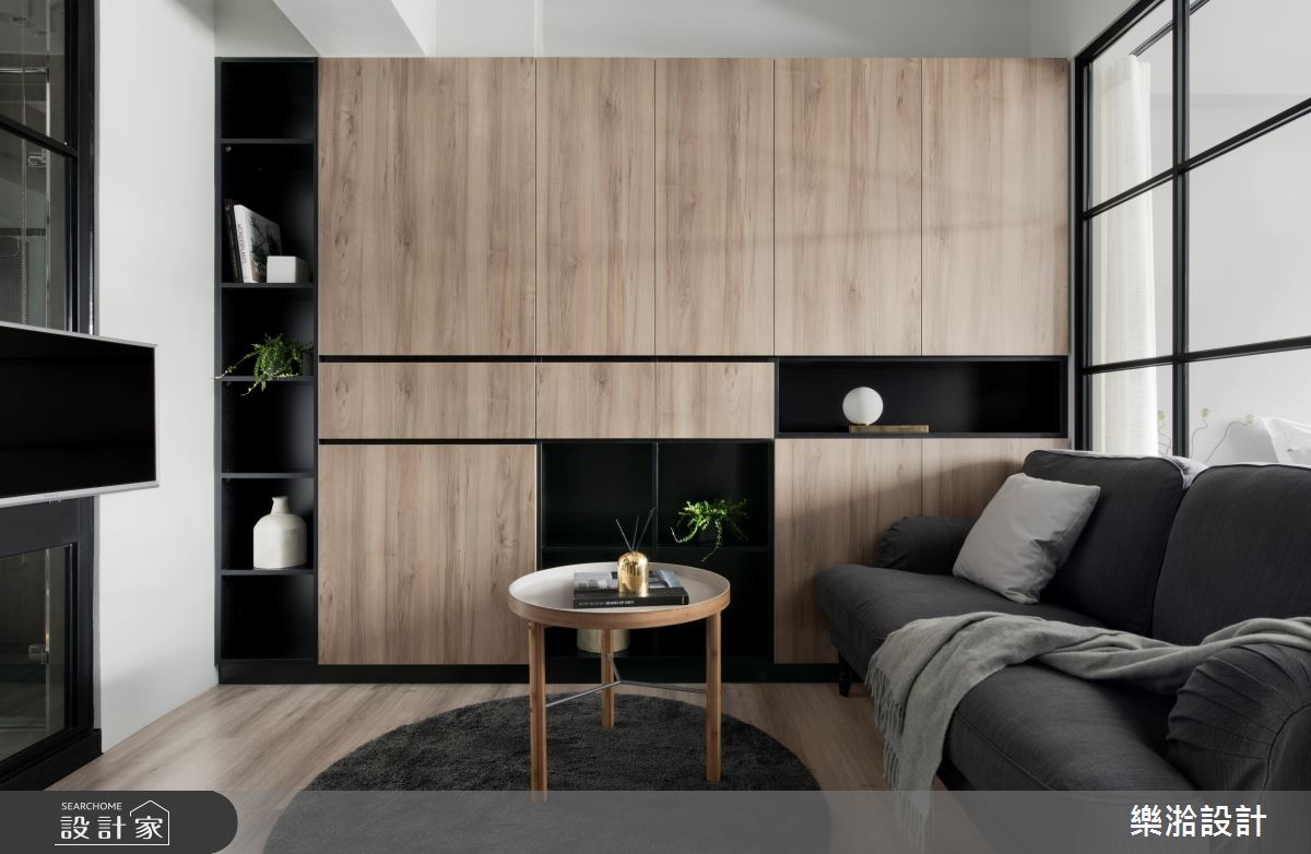 10坪老屋(41~50年)＿工業風客廳案例圖片＿樂湁設計＿樂湁_01之3