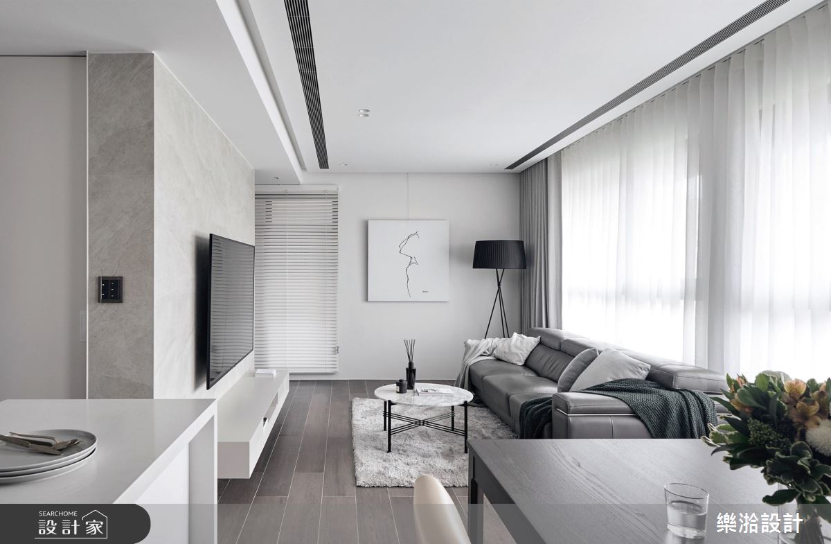 41坪新成屋(5年以下)＿現代風客廳案例圖片＿樂湁設計＿樂湁_04之1