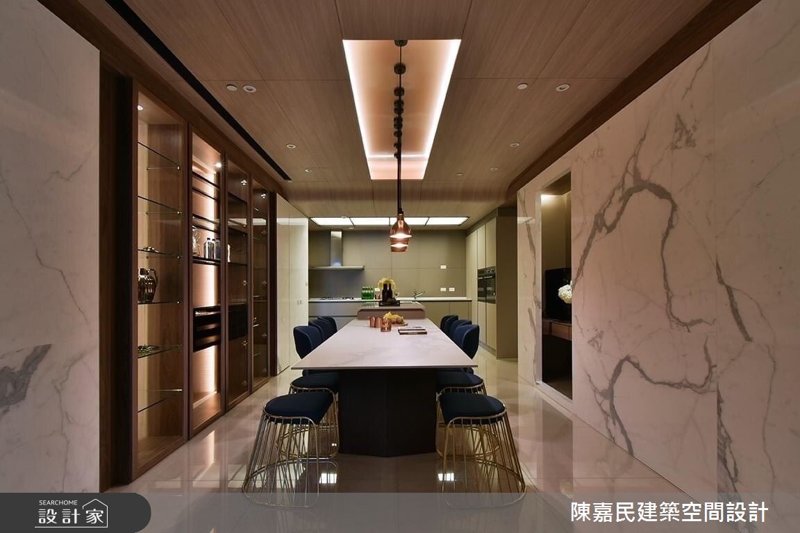 95坪新成屋(5年以下)＿奢華風餐廳案例圖片＿陳嘉民建築空間設計＿陳嘉民_01之15