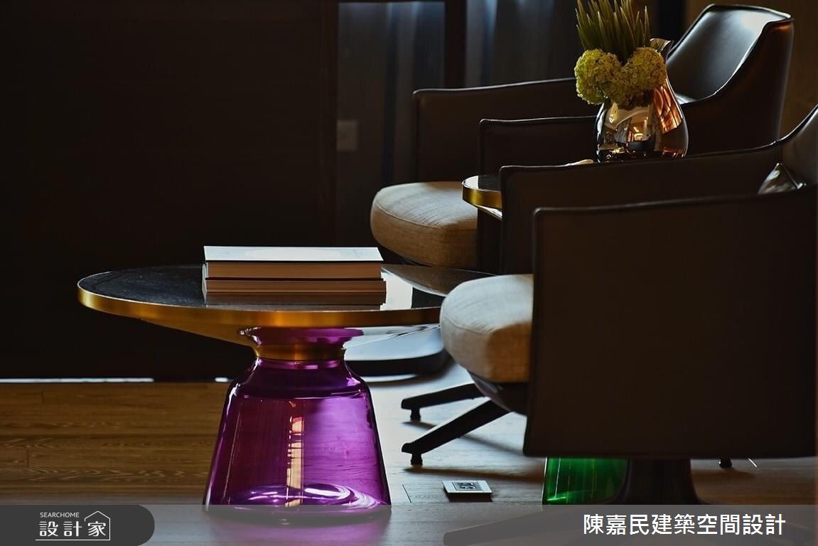 95坪新成屋(5年以下)＿奢華風客廳案例圖片＿陳嘉民建築空間設計＿陳嘉民_01之22