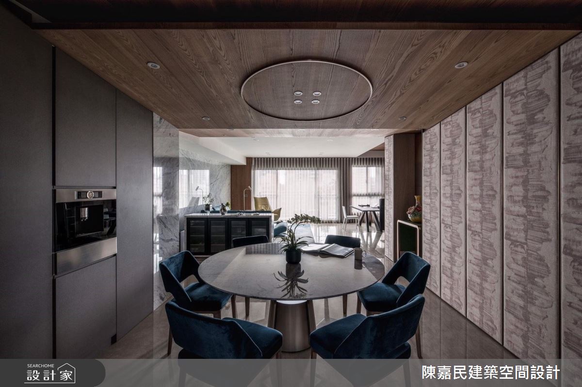 90坪新成屋(5年以下)＿奢華風餐廳案例圖片＿陳嘉民建築空間設計＿陳嘉民_02之4