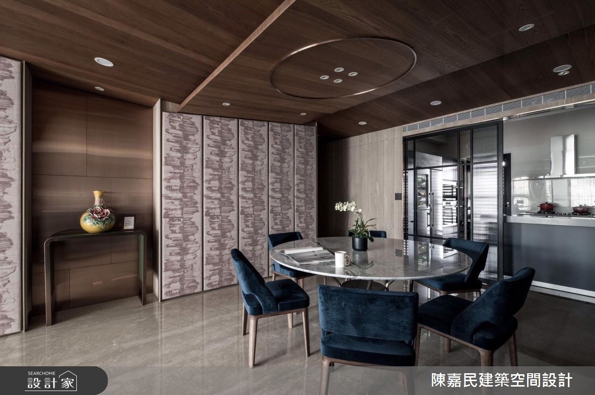 90坪新成屋(5年以下)＿奢華風餐廳案例圖片＿陳嘉民建築空間設計＿陳嘉民_02之6