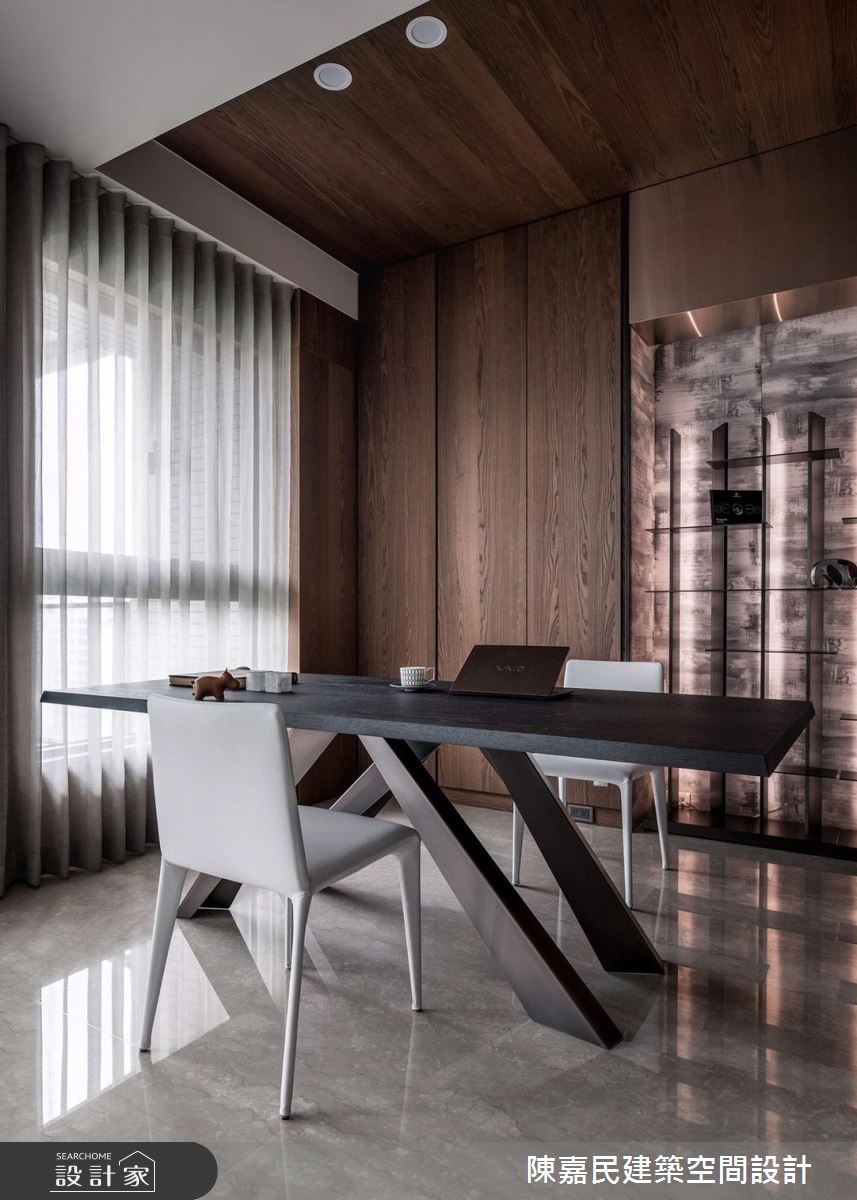 90坪新成屋(5年以下)＿奢華風客廳案例圖片＿陳嘉民建築空間設計＿陳嘉民_02之12