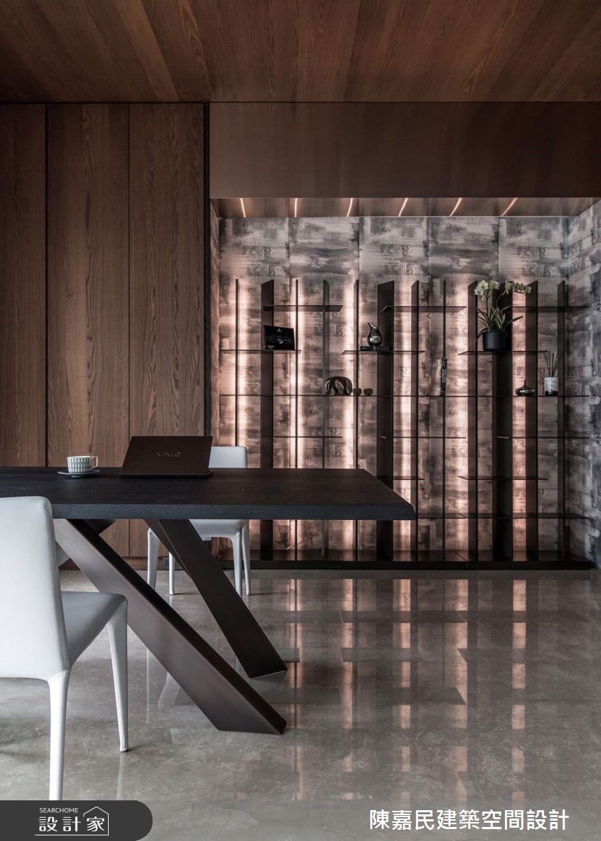 90坪新成屋(5年以下)＿奢華風客廳案例圖片＿陳嘉民建築空間設計＿陳嘉民_02之13