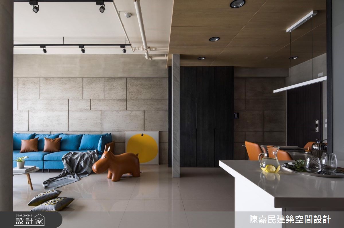 60坪新成屋(5年以下)＿混搭風客廳餐廳案例圖片＿陳嘉民建築空間設計＿陳嘉民_03之6