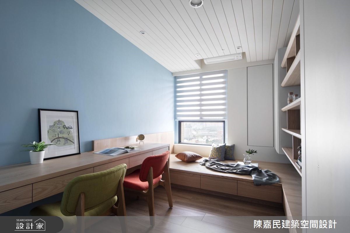 60坪新成屋(5年以下)＿混搭風書房案例圖片＿陳嘉民建築空間設計＿陳嘉民_03之21