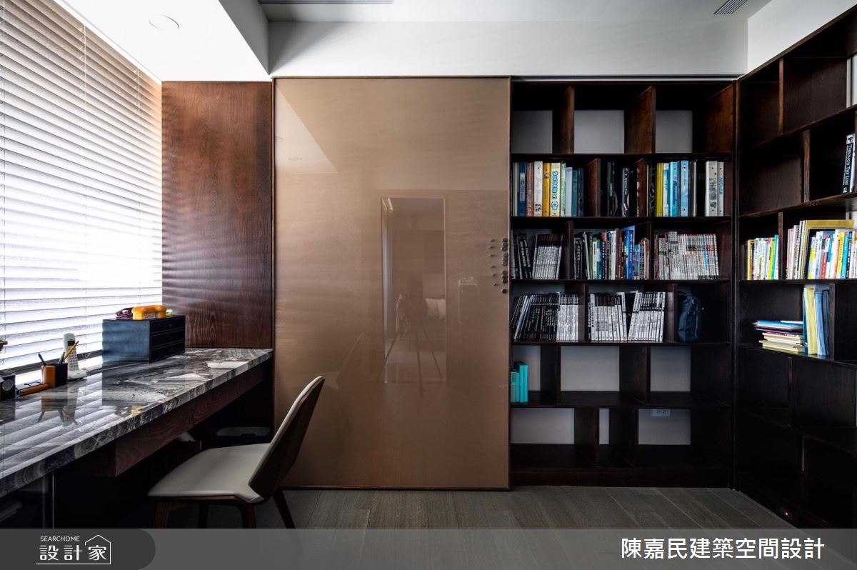 122坪新成屋(5年以下)＿現代風書房案例圖片＿陳嘉民建築空間設計＿陳嘉民_04之13