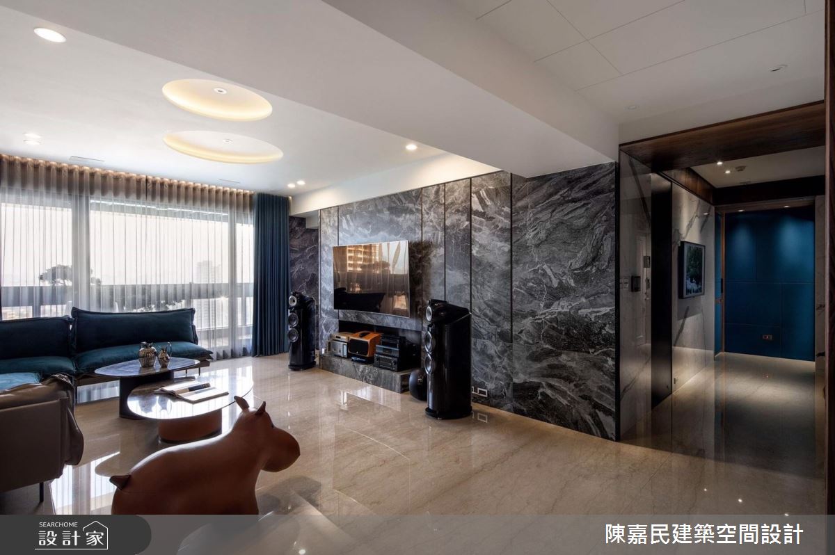 122坪新成屋(5年以下)＿現代風客廳案例圖片＿陳嘉民建築空間設計＿陳嘉民_04之6