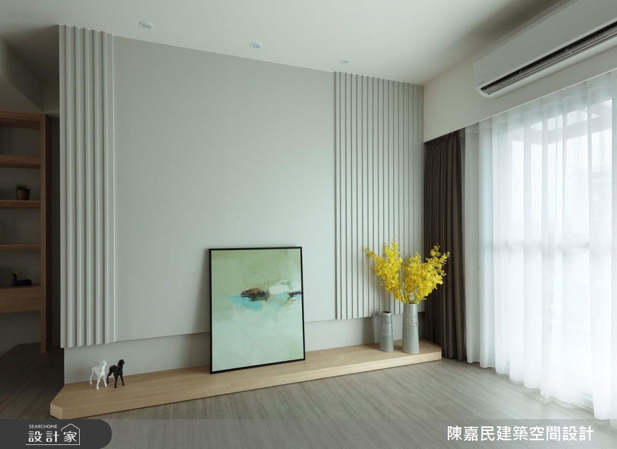 80坪新成屋(5年以下)＿人文禪風客廳案例圖片＿陳嘉民建築空間設計＿陳嘉民_05之14