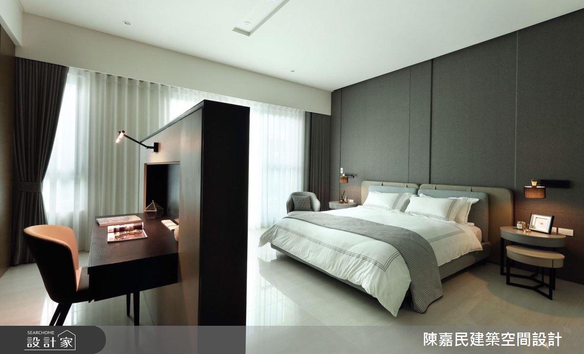 80坪新成屋(5年以下)＿人文禪風臥室案例圖片＿陳嘉民建築空間設計＿陳嘉民_05之18