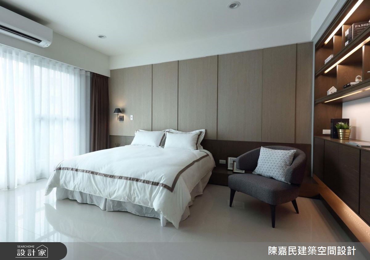 80坪新成屋(5年以下)＿人文禪風臥室案例圖片＿陳嘉民建築空間設計＿陳嘉民_05之21
