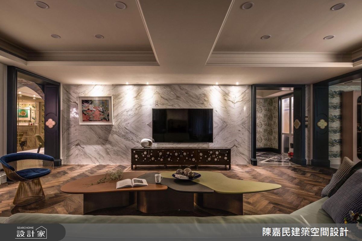 190坪新成屋(5年以下)＿混搭風客廳案例圖片＿陳嘉民建築空間設計＿陳嘉民_09之4
