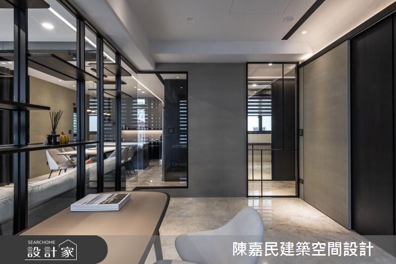 80坪新成屋(5年以下)＿美式風書房案例圖片＿陳嘉民建築空間設計＿陳嘉民_10之8
