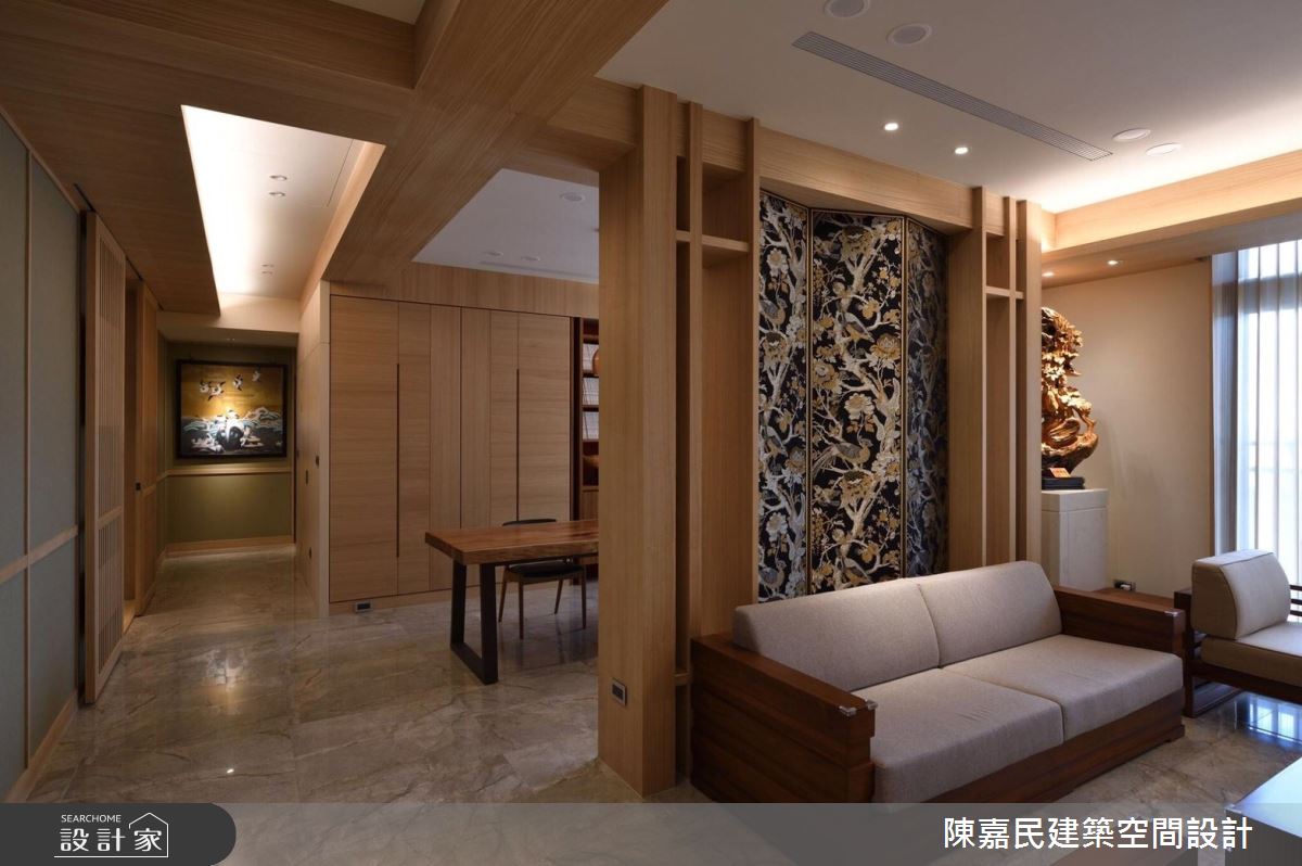 80坪新成屋(5年以下)＿日式禪風客廳案例圖片＿陳嘉民建築空間設計＿陳嘉民_11之5
