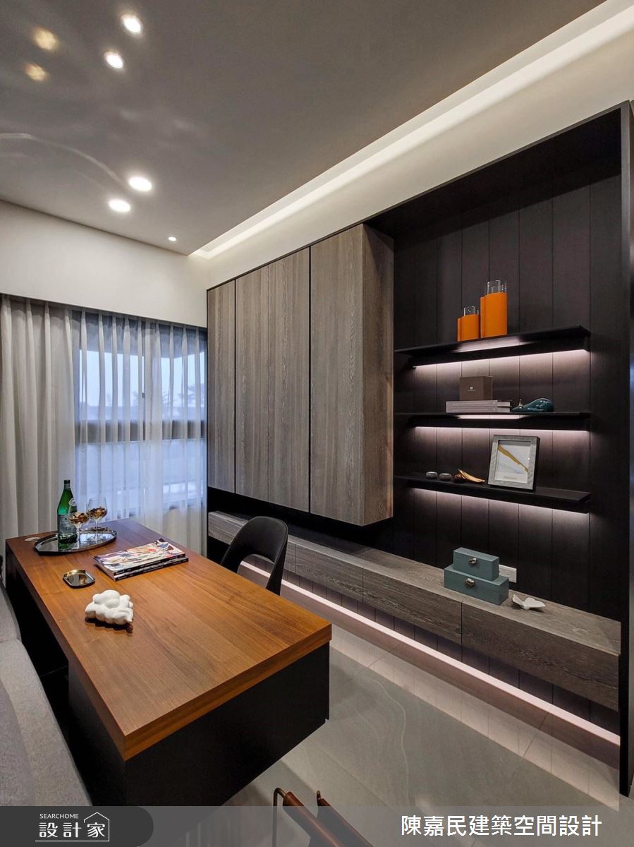 40坪預售屋＿美式風書房案例圖片＿陳嘉民建築空間設計＿陳嘉民_18之8