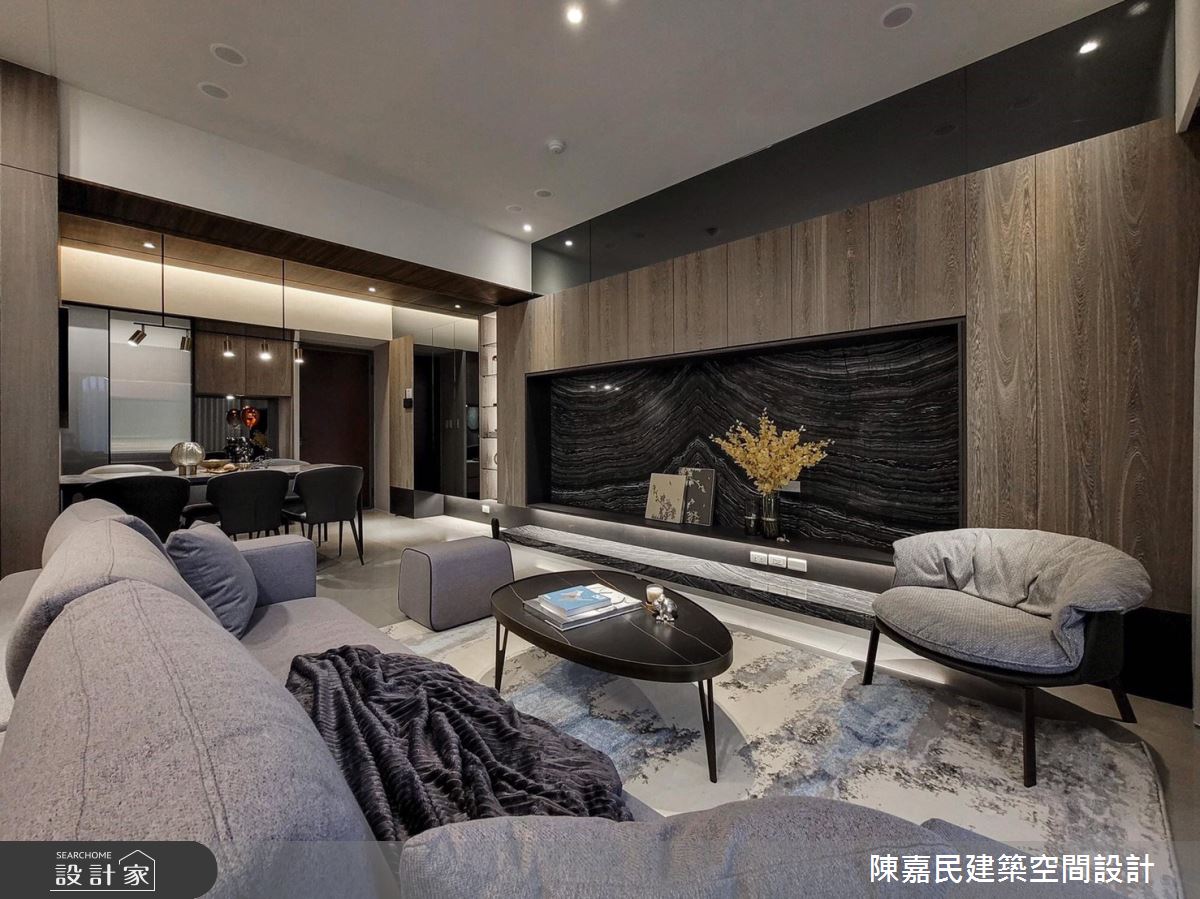 40坪預售屋＿美式風客廳案例圖片＿陳嘉民建築空間設計＿陳嘉民_18之9