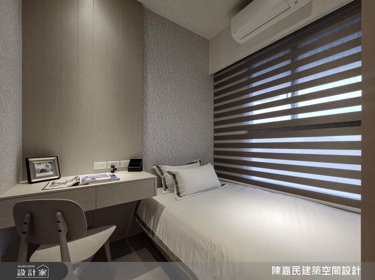 18坪預售屋＿混搭風臥室案例圖片＿陳嘉民建築空間設計＿陳嘉民_19之14