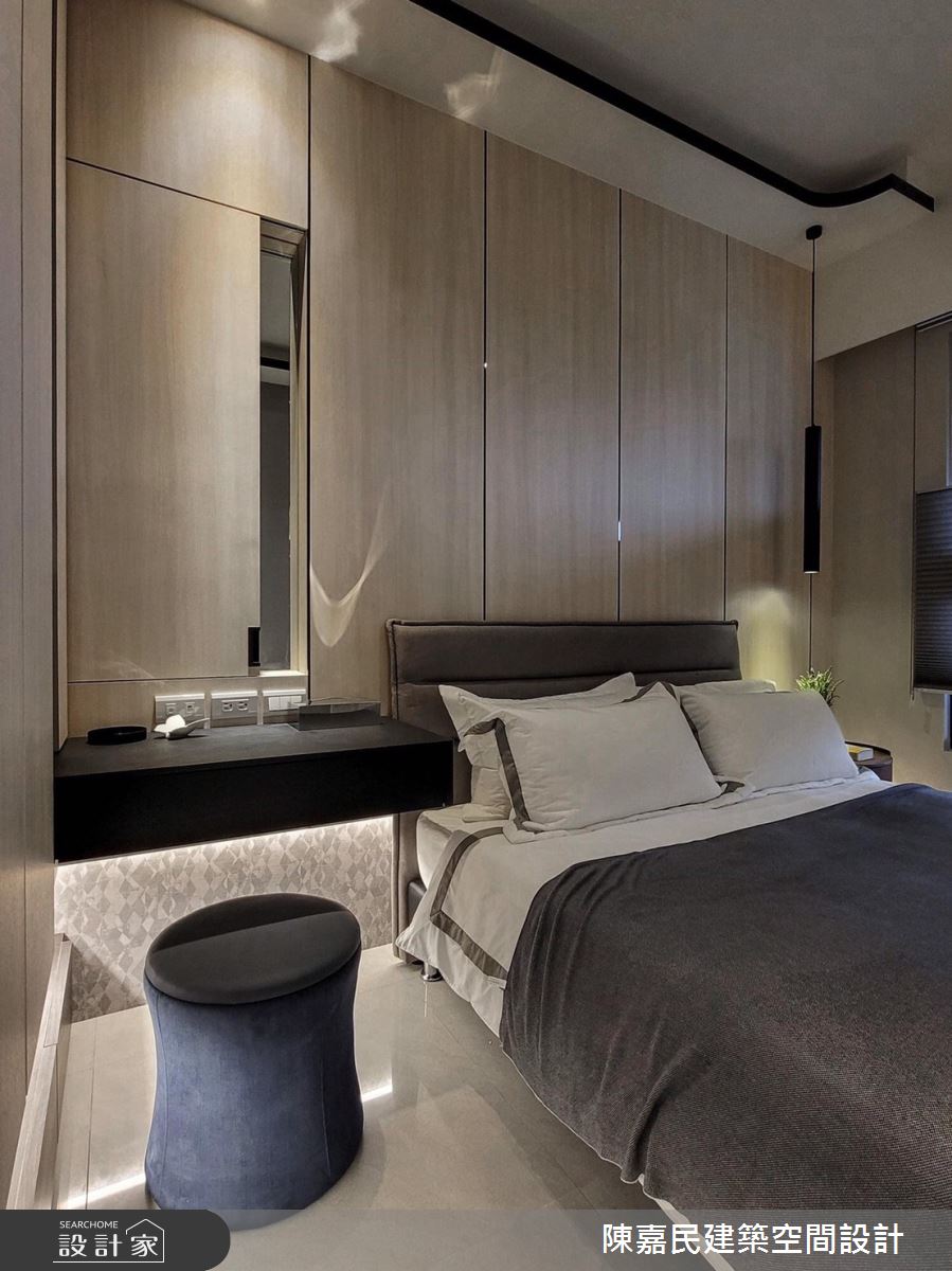 18坪預售屋＿混搭風臥室案例圖片＿陳嘉民建築空間設計＿陳嘉民_19之9