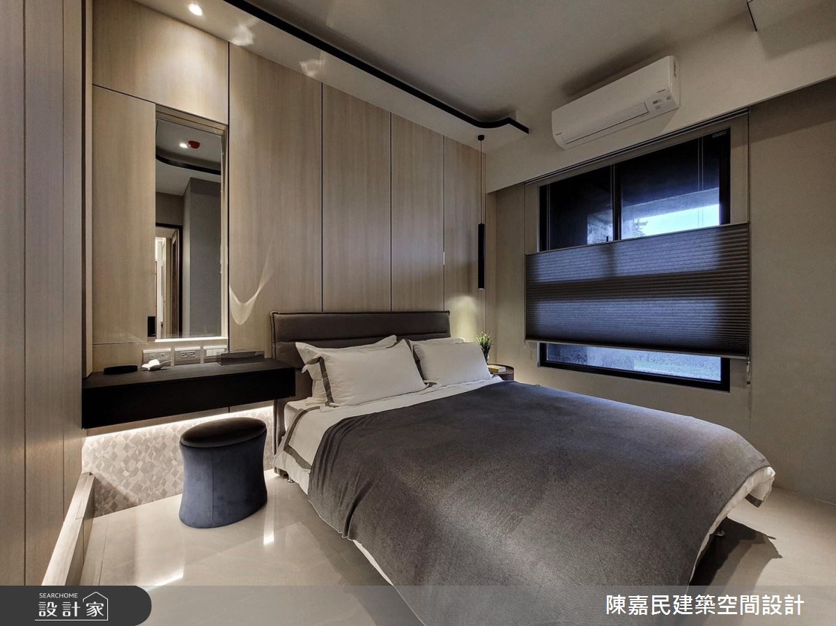 18坪預售屋＿混搭風臥室案例圖片＿陳嘉民建築空間設計＿陳嘉民_19之10