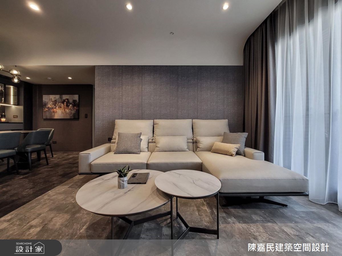 40坪新成屋(5年以下)＿美式風客廳案例圖片＿陳嘉民建築空間設計＿陳嘉民_20之6