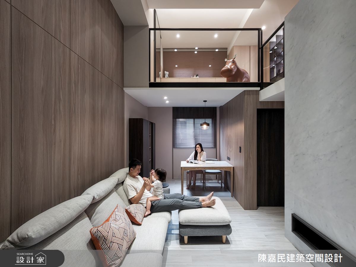 28坪新成屋(5年以下)＿簡約風客廳餐廳案例圖片＿陳嘉民建築空間設計＿陳嘉民_25之8