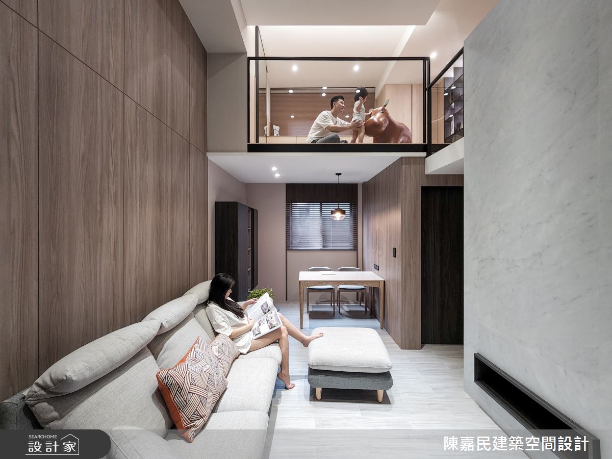 28坪新成屋(5年以下)＿簡約風客廳餐廳案例圖片＿陳嘉民建築空間設計＿陳嘉民_25之9