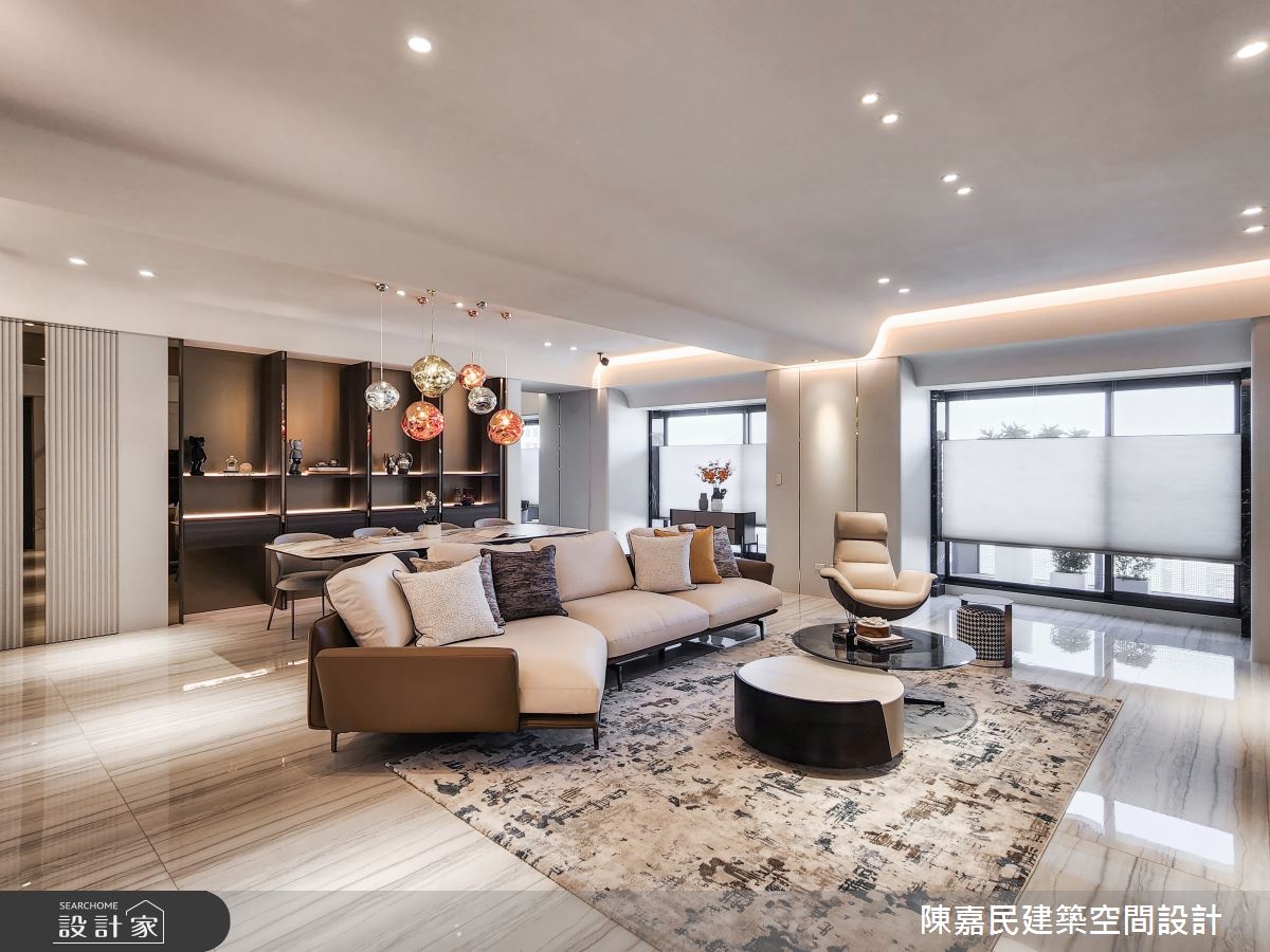 60坪毛胚屋＿美式風客廳餐廳案例圖片＿陳嘉民建築空間設計＿陳嘉民_28之6