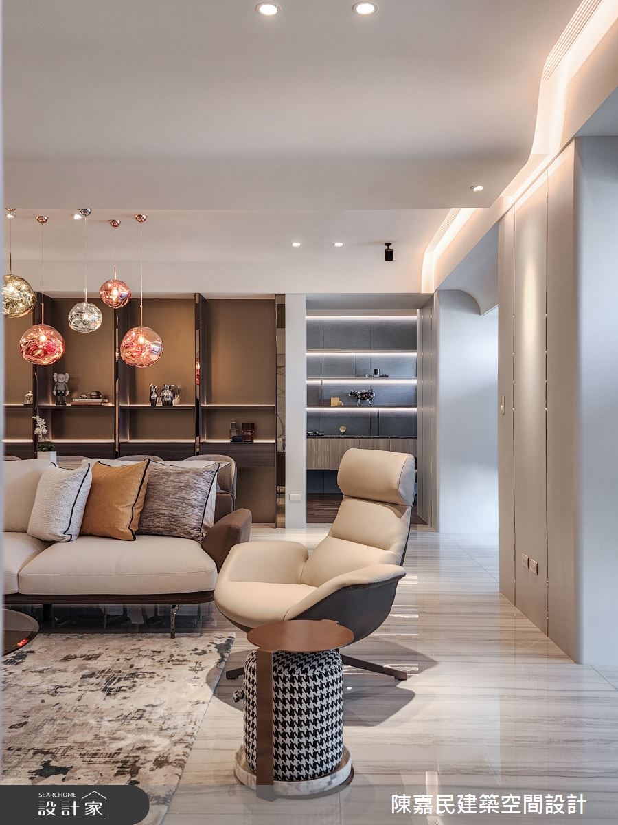 60坪毛胚屋＿美式風客廳案例圖片＿陳嘉民建築空間設計＿陳嘉民_28之19