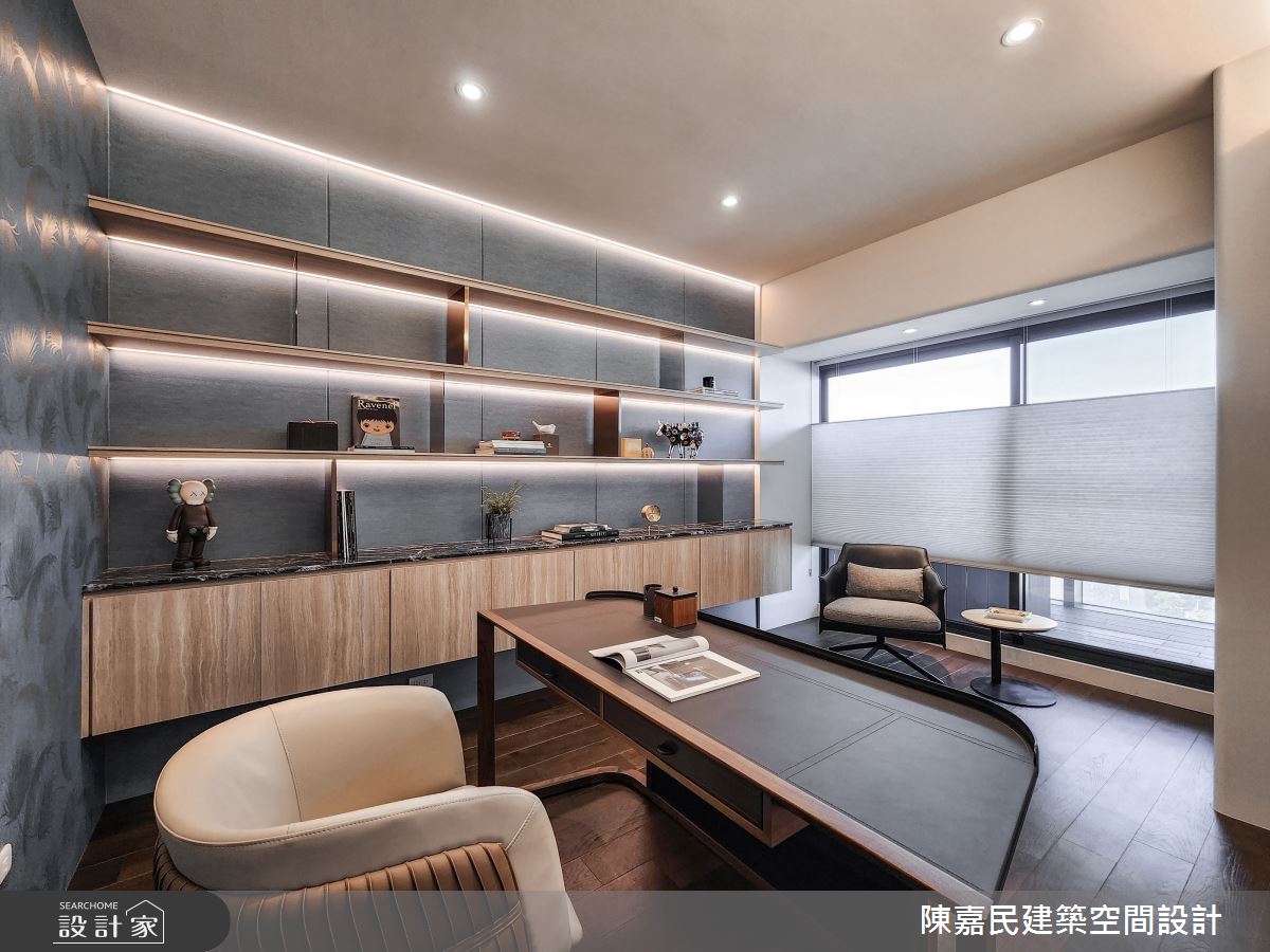 60坪毛胚屋＿美式風書房工作區案例圖片＿陳嘉民建築空間設計＿陳嘉民_28之20