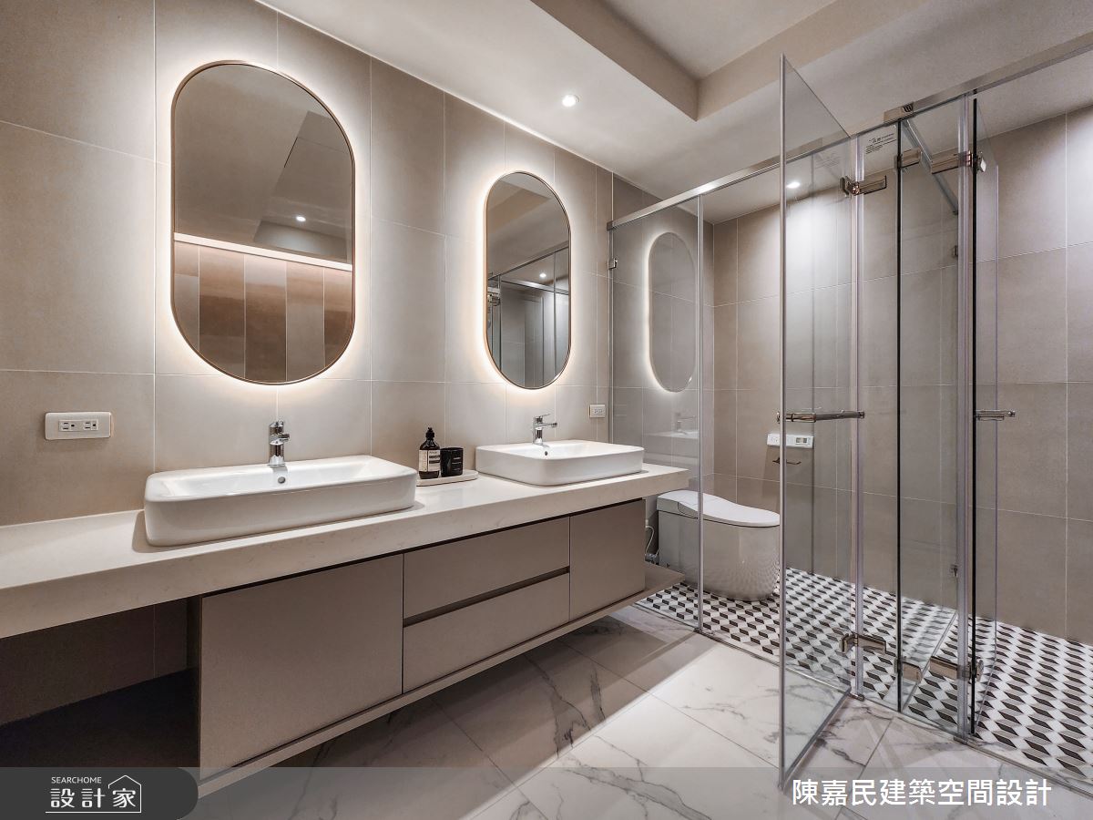 60坪毛胚屋＿美式風浴室案例圖片＿陳嘉民建築空間設計＿陳嘉民_28之32