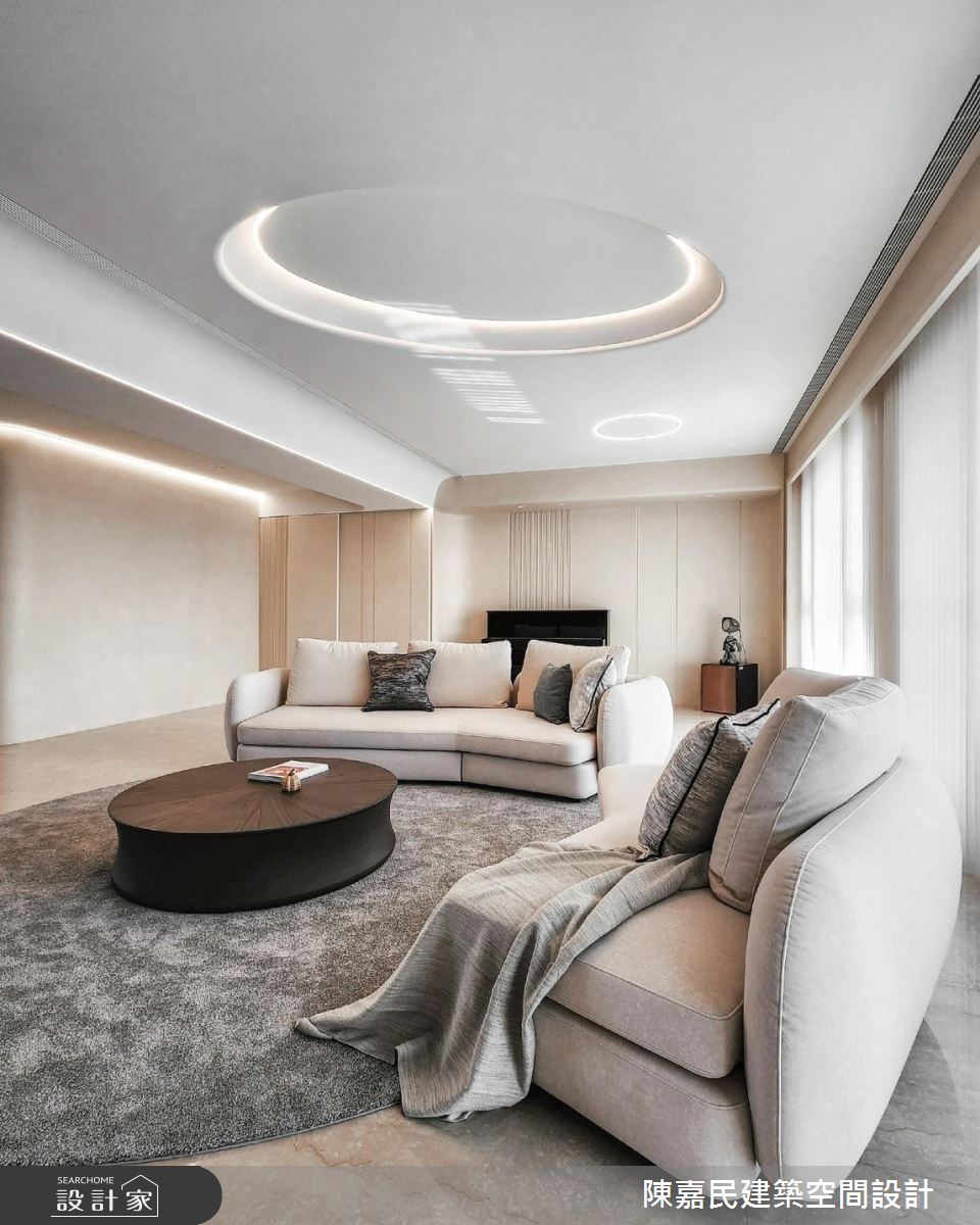 60坪新成屋(5年以下)＿現代混搭風客廳案例圖片＿陳嘉民建築空間設計＿陳嘉民_29之5