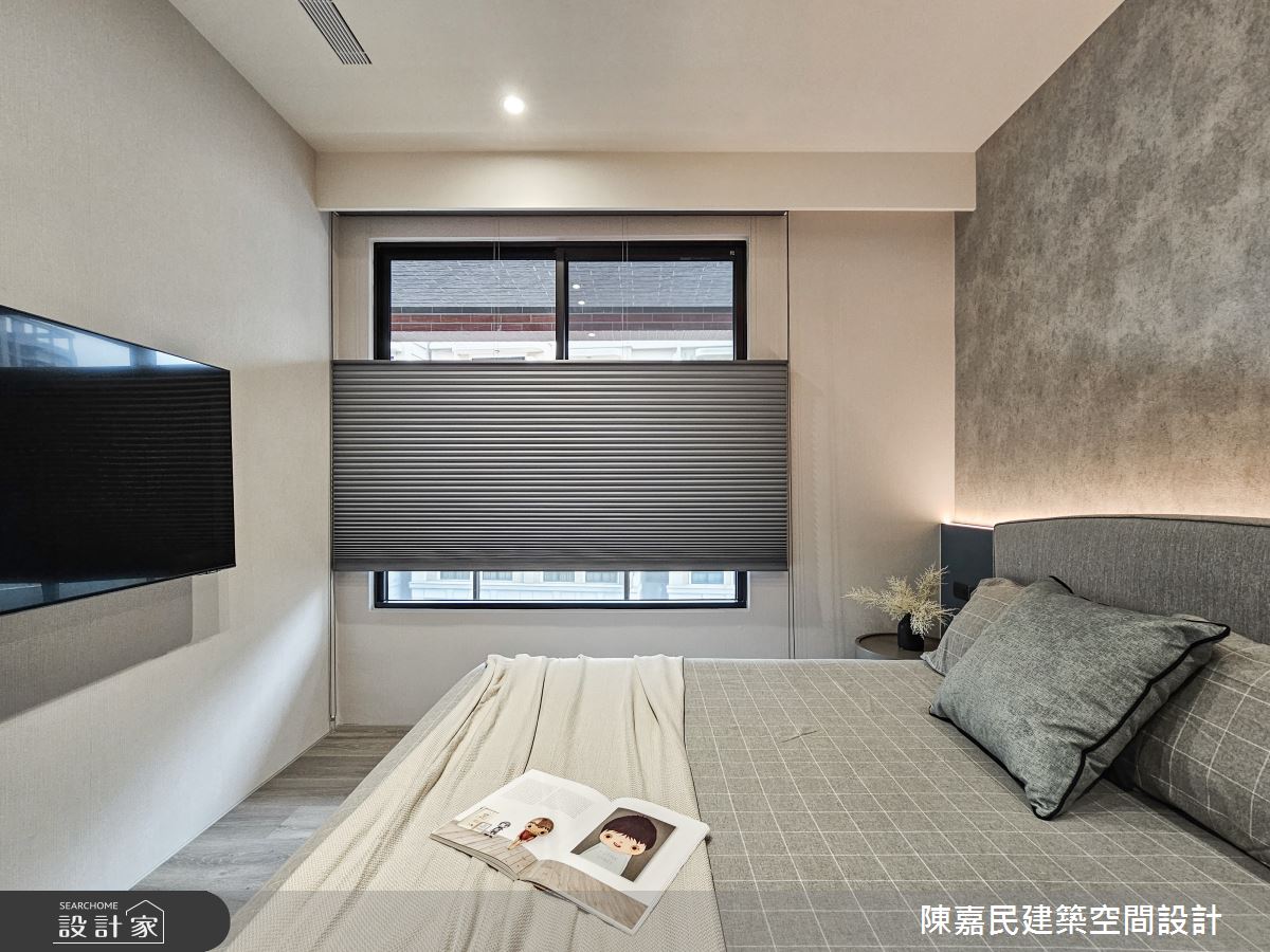 45坪新成屋(5年以下)＿簡約風臥室案例圖片＿陳嘉民建築空間設計＿陳嘉民_30之22