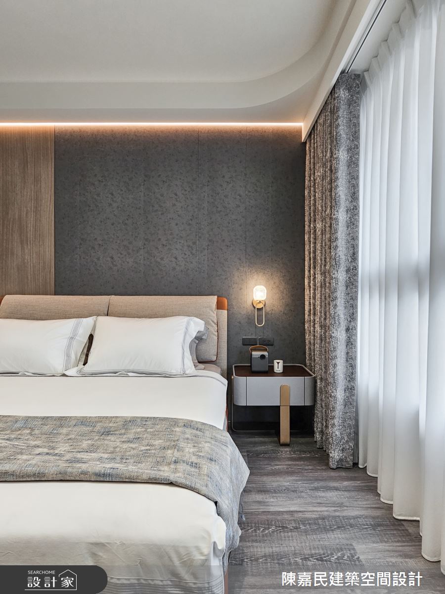 45坪新成屋(5年以下)＿簡約風臥室案例圖片＿陳嘉民建築空間設計＿陳嘉民_30之18
