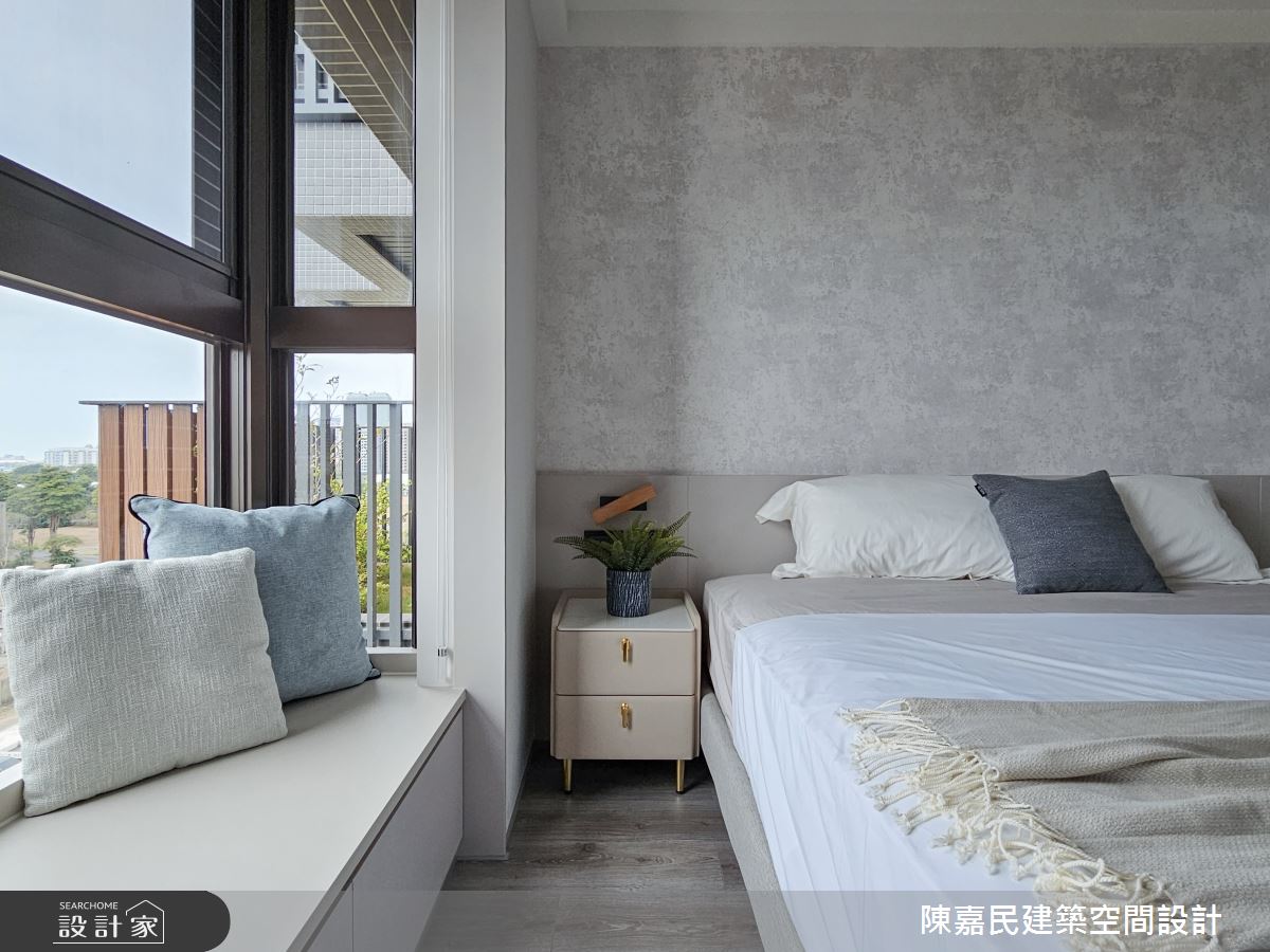 25坪新成屋(5年以下)＿簡約風臥室臥榻案例圖片＿陳嘉民建築空間設計＿陳嘉民_31之22
