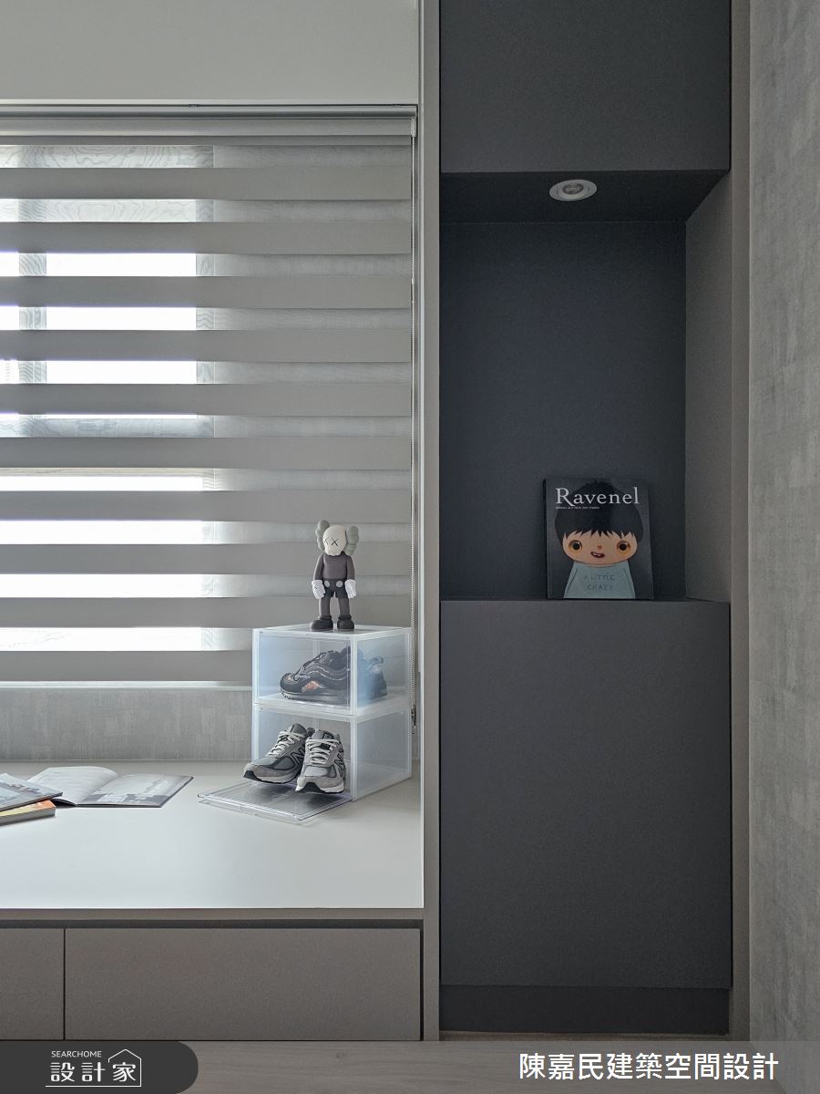 25坪新成屋(5年以下)＿簡約風臥室臥榻案例圖片＿陳嘉民建築空間設計＿陳嘉民_31之23
