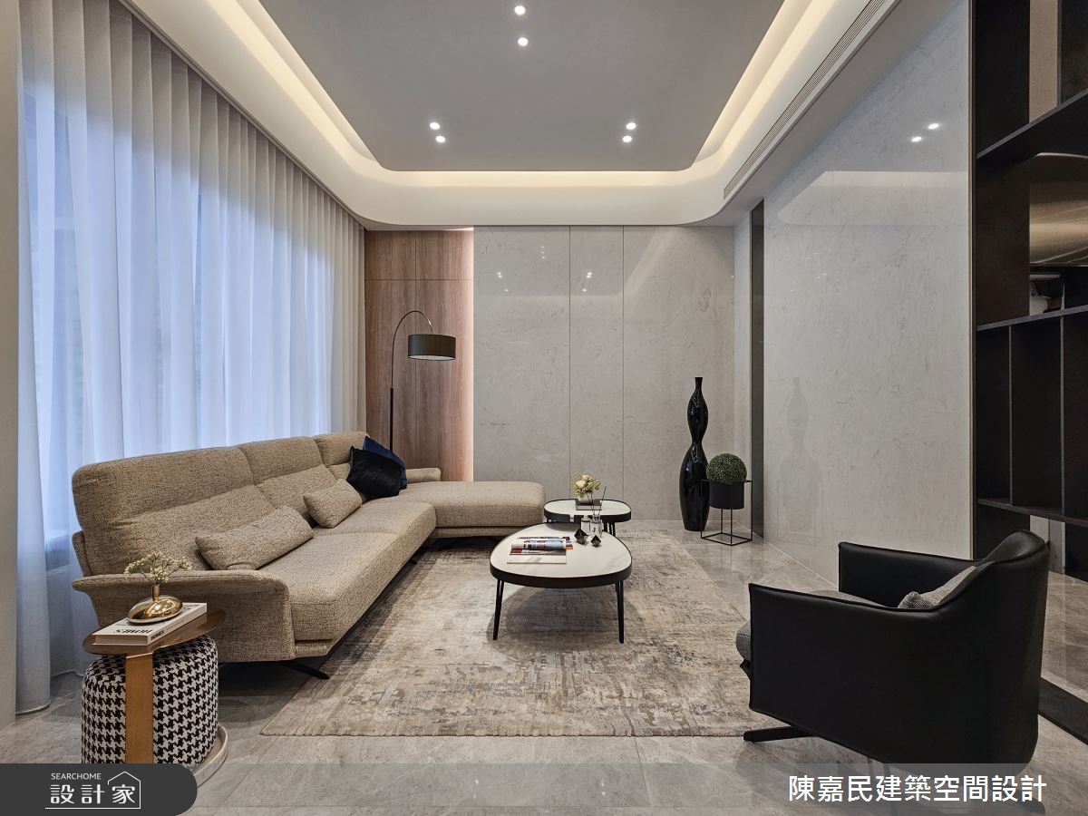 82坪新成屋(5年以下)＿混搭風客廳案例圖片＿陳嘉民建築空間設計＿陳嘉民_32之1