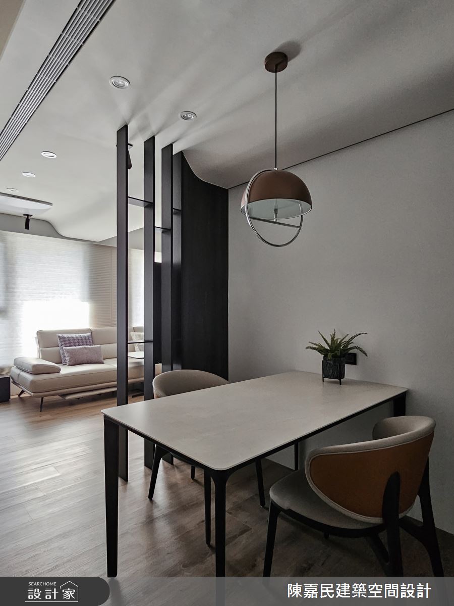 23坪預售屋＿現代風客廳餐廳案例圖片＿陳嘉民建築空間設計＿陳嘉民_33之2