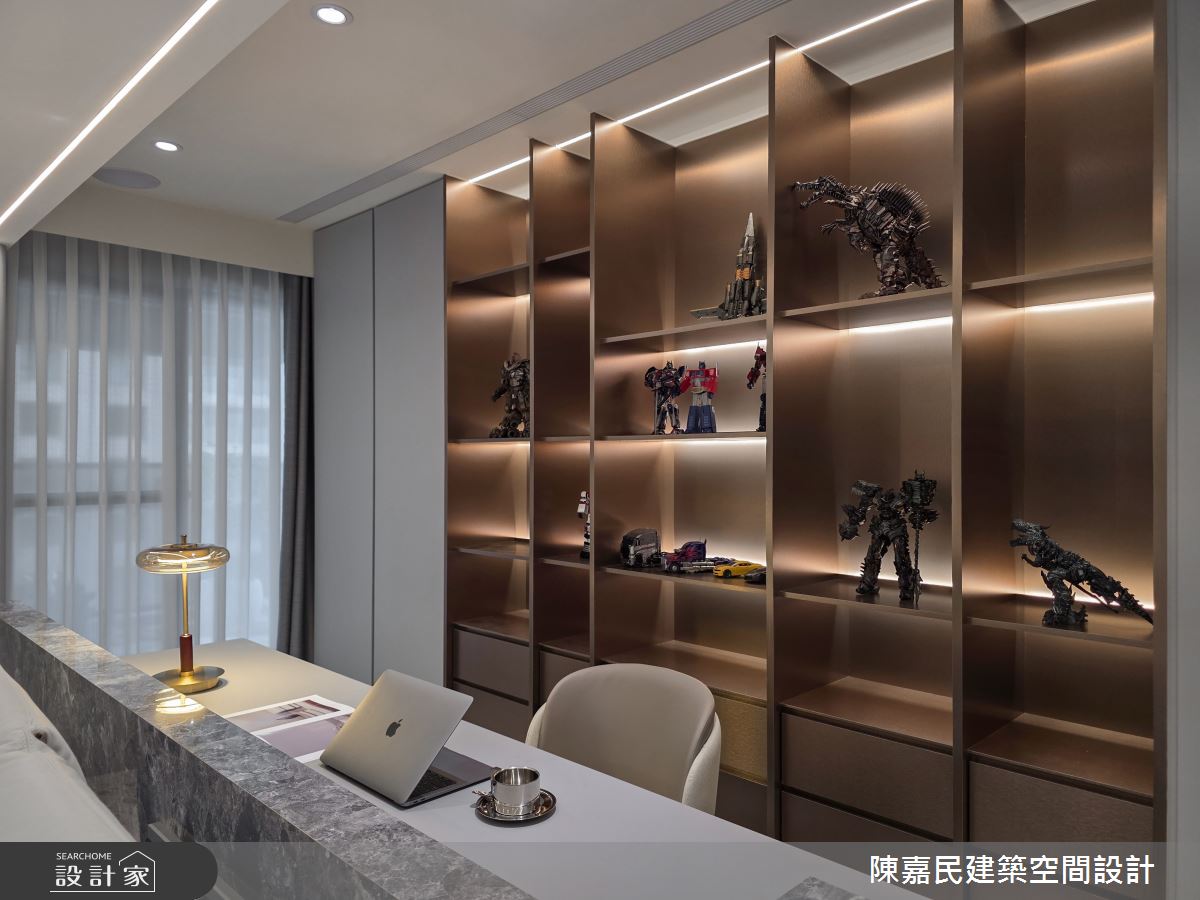 45坪新成屋(5年以下)＿混搭風書房工作區案例圖片＿陳嘉民建築空間設計＿陳嘉民_36之13