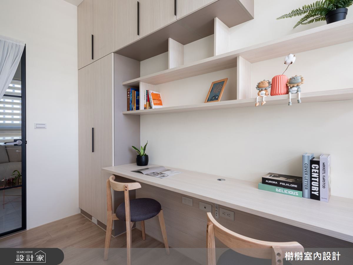 18坪新成屋(5年以下)＿現代風書房案例圖片＿榯榯創作空間設計有限公司＿榯榯_輕奢養生宅之5