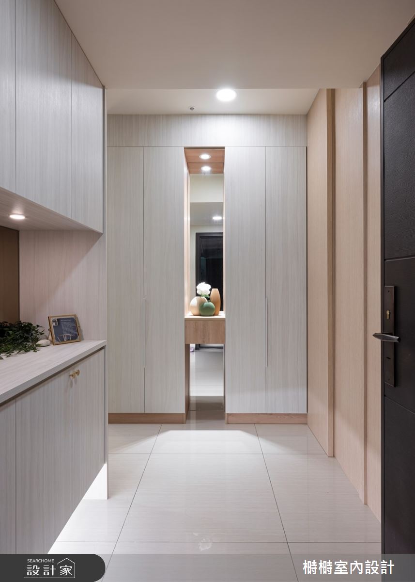 新成屋(5年以下)＿混搭風玄關案例圖片＿榯榯創作空間設計有限公司＿榯榯_布拉格奶茶之1