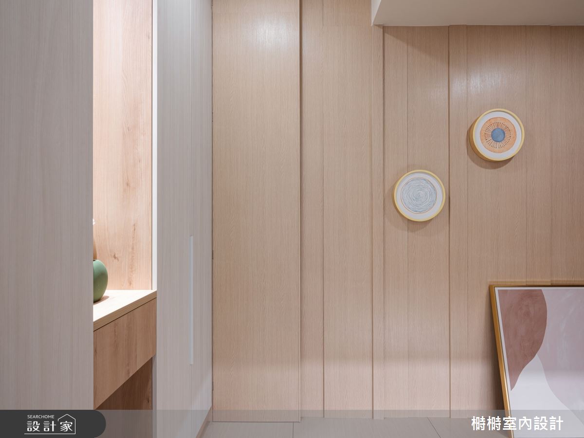 新成屋(5年以下)＿混搭風玄關案例圖片＿榯榯創作空間設計有限公司＿榯榯_布拉格奶茶之3