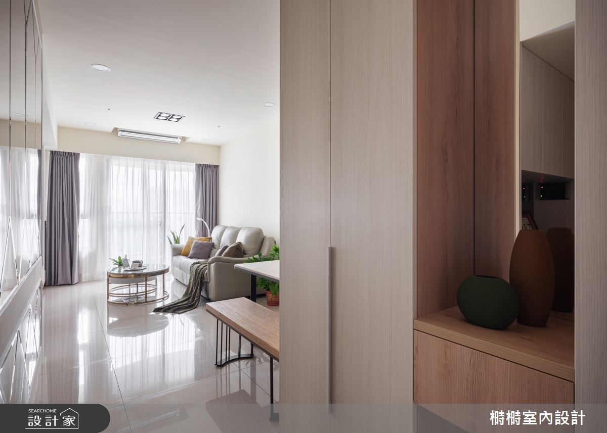 新成屋(5年以下)＿混搭風玄關案例圖片＿榯榯創作空間設計有限公司＿榯榯_布拉格奶茶之4