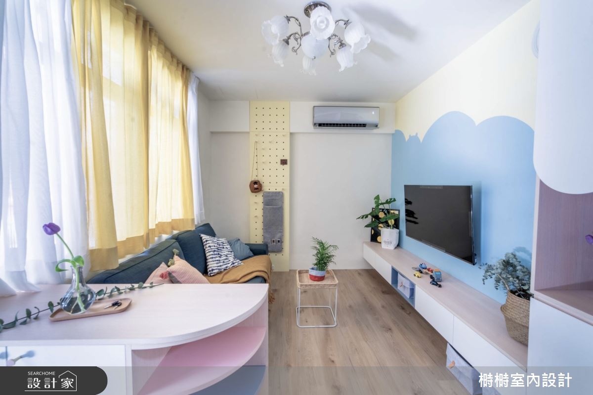 25坪老屋(41~50年)＿混搭風客廳案例圖片＿榯榯創作空間設計有限公司＿榯榯_04之2