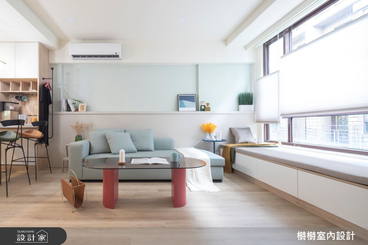中古屋(5~15年)＿北歐風客廳臥榻案例圖片＿榯榯創作空間設計有限公司＿榯榯_綠意盎然之3